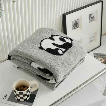 Kora Panda Deken - Gebreid Katoen, Ademend Comfort 0