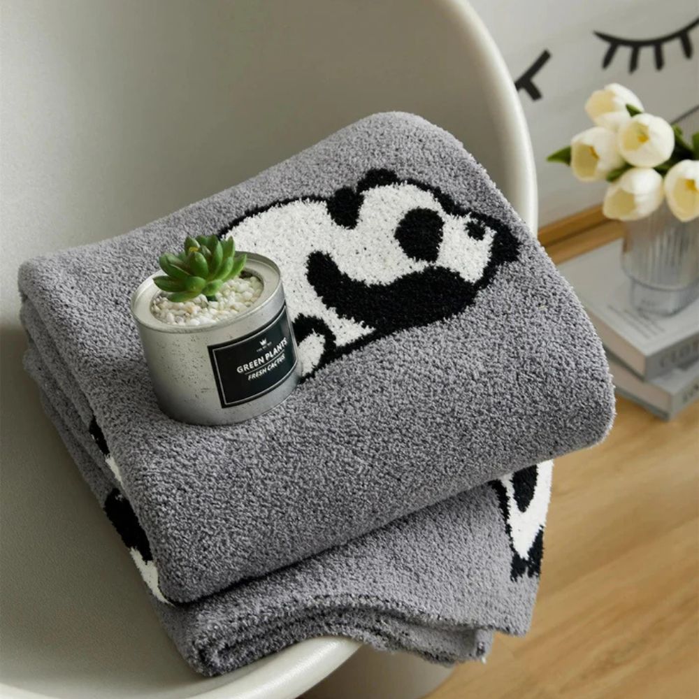 Kora Panda Deken - Gebreid Katoen, Ademend Comfort 6