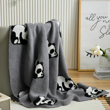 Kora Panda Deken - Gebreid Katoen, Ademend Comfort 8