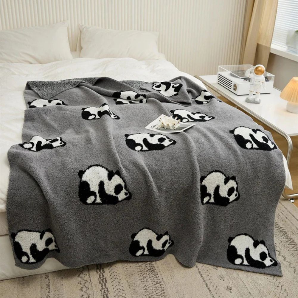 Kora Panda Deken - Gebreid Katoen, Ademend Comfort 9