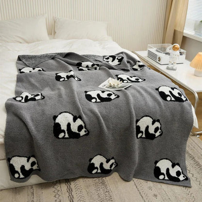 Kora Panda Deken - Gebreid Katoen, Ademend Comfort 9