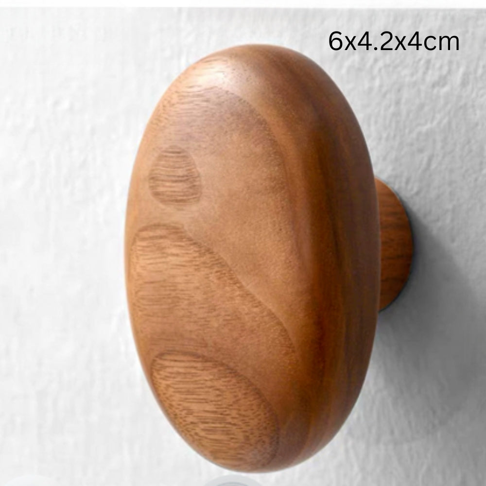 Koraal Kledinghaak - Massief Hout, Kiezelvormig Design 10