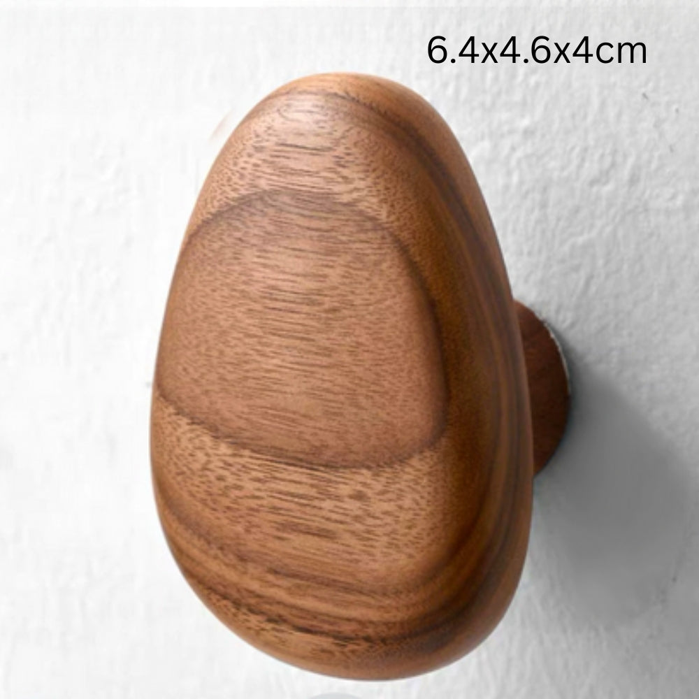 Koraal Kledinghaak - Massief Hout, Kiezelvormig Design 2