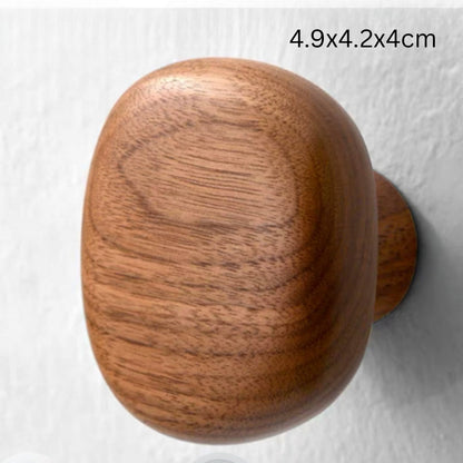 Koraal Kledinghaak - Massief Hout, Kiezelvormig Design 9