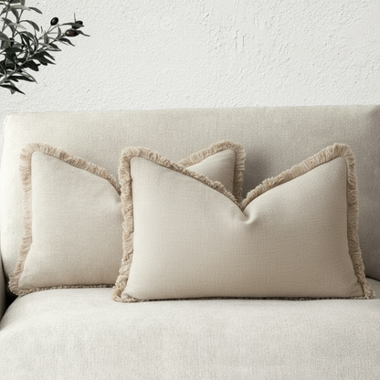 Koraal Kussenslopen Set - Katoen-Linnen, Luxe Woonaccessoire 10