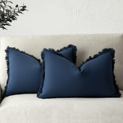 Koraal Kussenslopen Set - Katoen-Linnen, Luxe Woonaccessoire 11