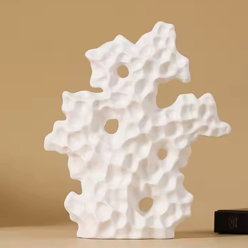 Koraline Sculptuur - Hoogwaardig Keramiek, Organisch Ontwerp 2