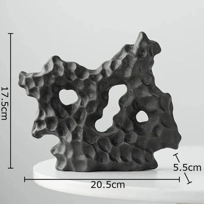 Koraline Sculptuur - Hoogwaardig Keramiek, Organisch Ontwerp 7