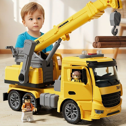 LiftBuilder™ – Kranenwagen met Licht & Geluid – Interactief Constructiespeelgoed