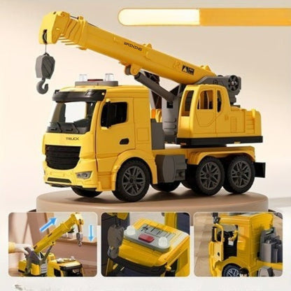 LiftBuilder™ – Kranenwagen met Licht & Geluid – Interactief Constructiespeelgoed