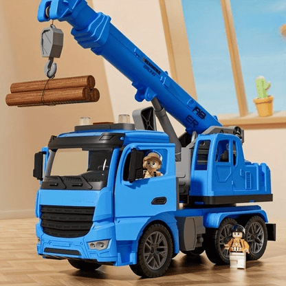LiftBuilder™ – Kranenwagen met Licht & Geluid – Interactief Constructiespeelgoed