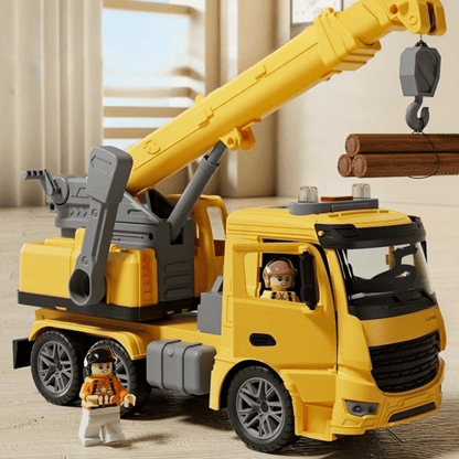 LiftBuilder™ – Kranenwagen met Licht & Geluid – Interactief Constructiespeelgoed