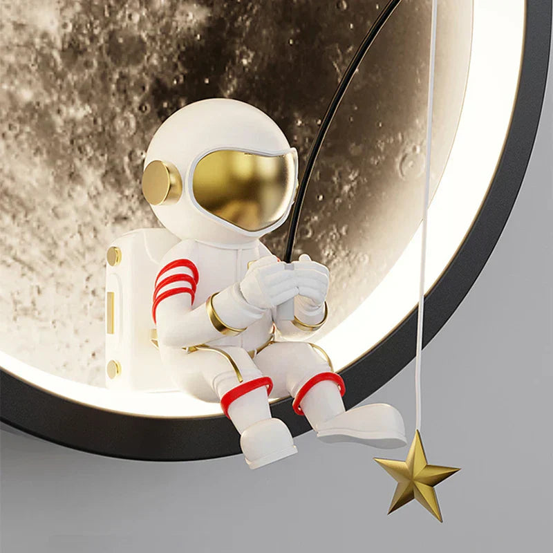 LunaGlow™ – LED Maan Wandlamp voor Kinderen – Rustgevend Sfeervol Licht
