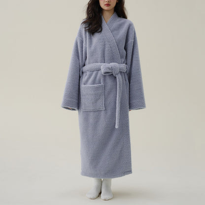 Liora Badjas Dames - Dikke Fleece, Luxe Kimono Pasvorm 3