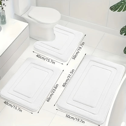 Liora Badmat Antislip Set - Memory Foam, 3-Delig, Superabsorberend 12