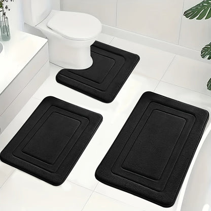 Liora Badmat Antislip Set - Memory Foam, 3-Delig, Superabsorberend 2