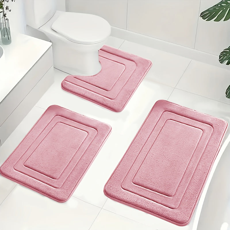 Liora Badmat Antislip Set - Memory Foam, 3-Delig, Superabsorberend 5