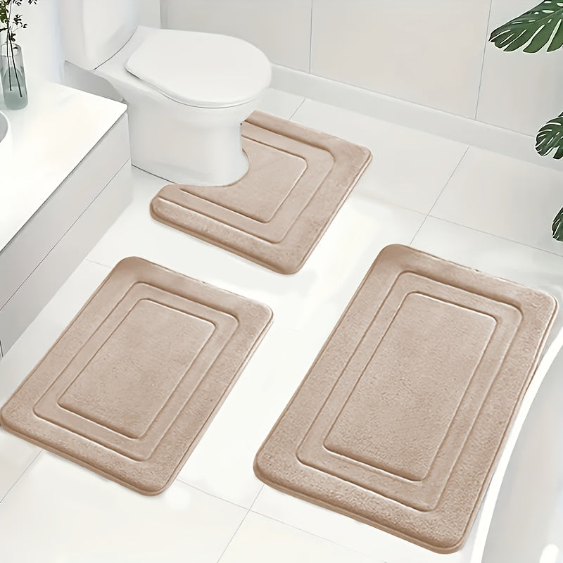 Liora Badmat Antislip Set - Memory Foam, 3-Delig, Superabsorberend 7