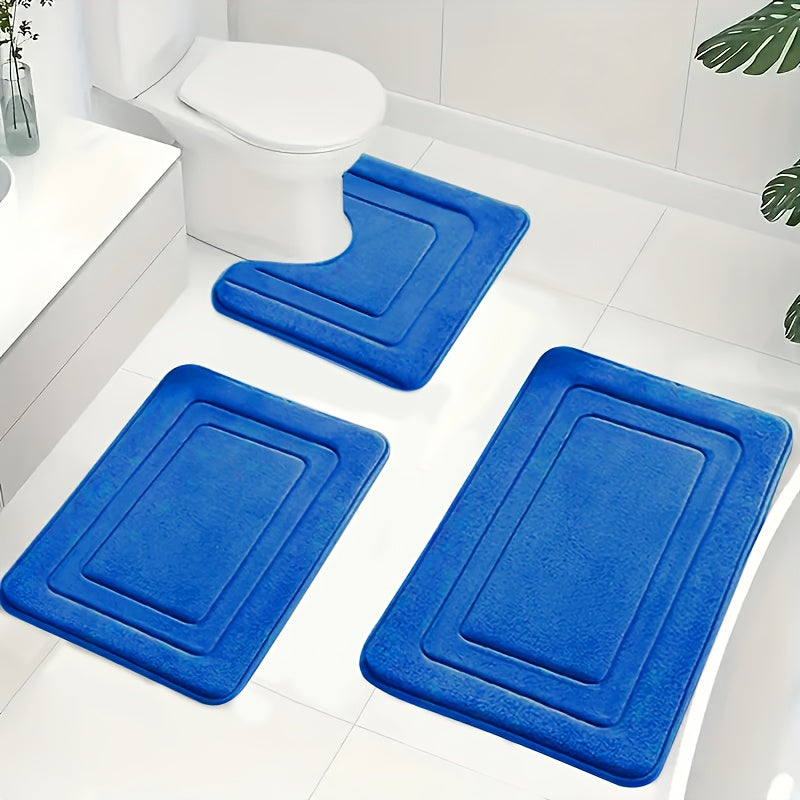 Liora Badmat Antislip Set - Memory Foam, 3-Delig, Superabsorberend 9