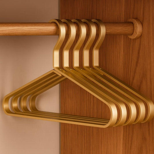 Liora Kleerhangers - Aluminiumlegering, Ruimtebesparend Antislip Design 0
