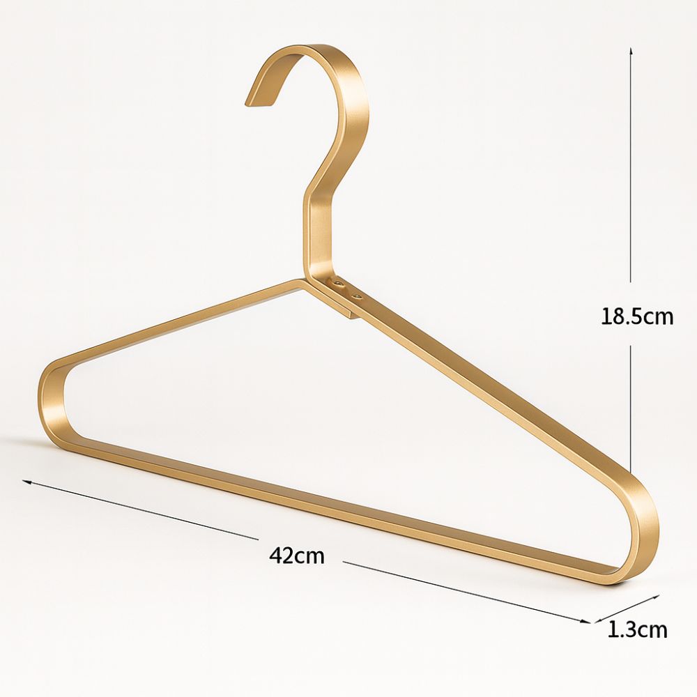 Liora Kleerhangers - Aluminiumlegering, Ruimtebesparend Antislip Design 2