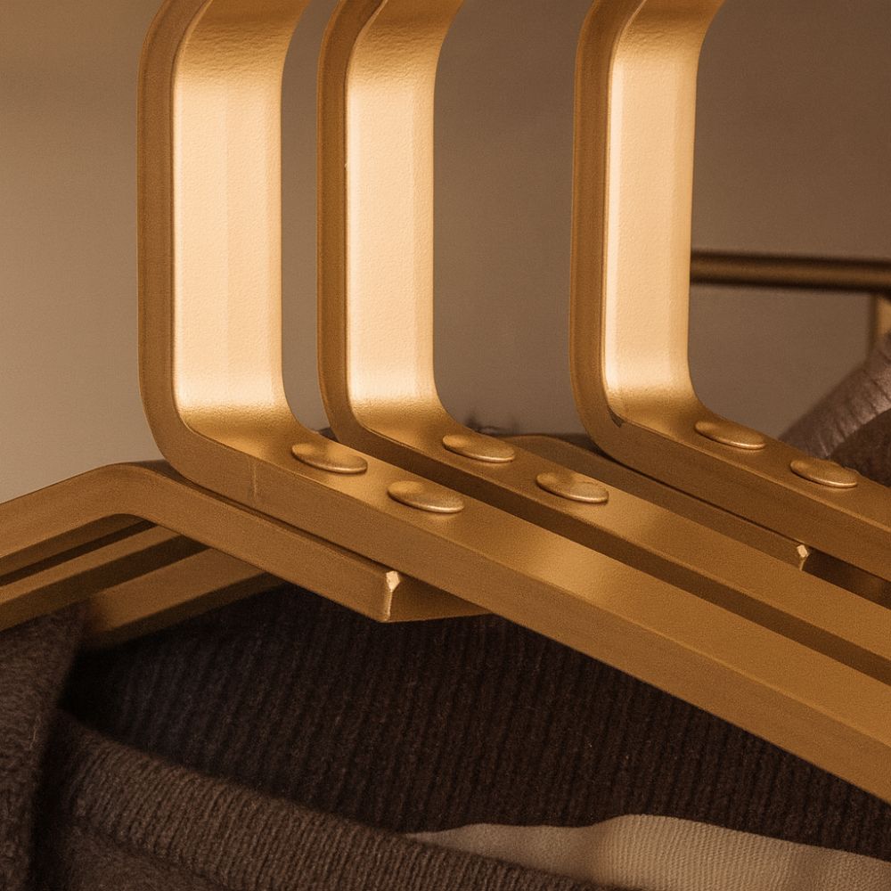 Liora Kleerhangers - Aluminiumlegering, Ruimtebesparend Antislip Design 6
