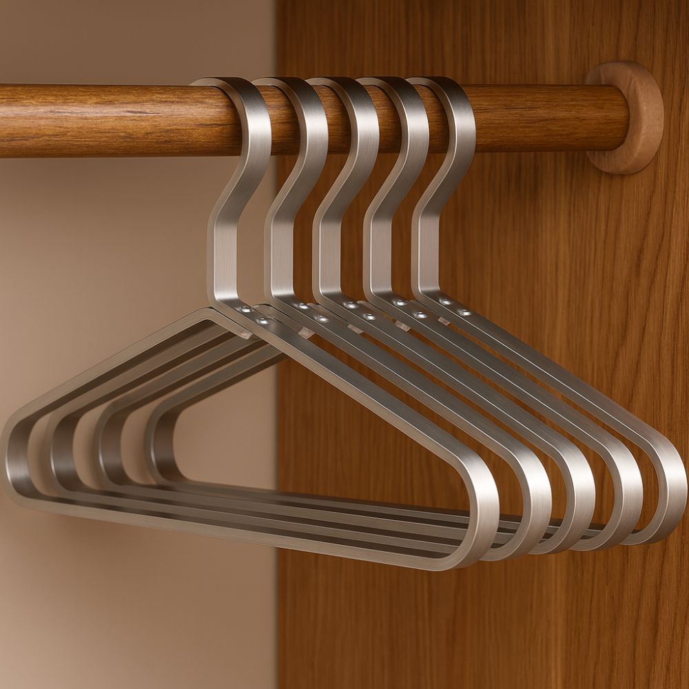 Liora Kleerhangers - Aluminiumlegering, Ruimtebesparend Antislip Design 7