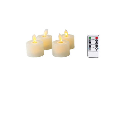Liora LED Kaarsen Set - Realistisch Flikkerend Licht met Afstandsbediening, Draadloos en Op Batterij 0
