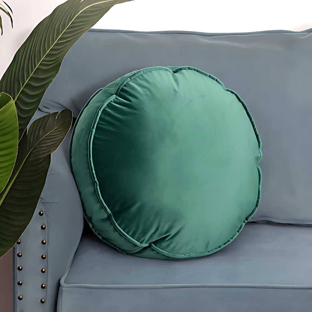 Liora Rond Kussen - Fluweel, Luxe Comfort 46 cm 4