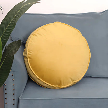 Liora Rond Kussen - Fluweel, Luxe Comfort 46 cm 6
