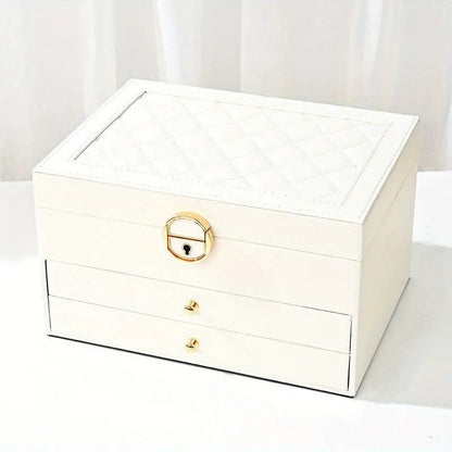 Liora Sieradendoos - Meerlaagse Leren Organizer, Elegant en Functioneel 1