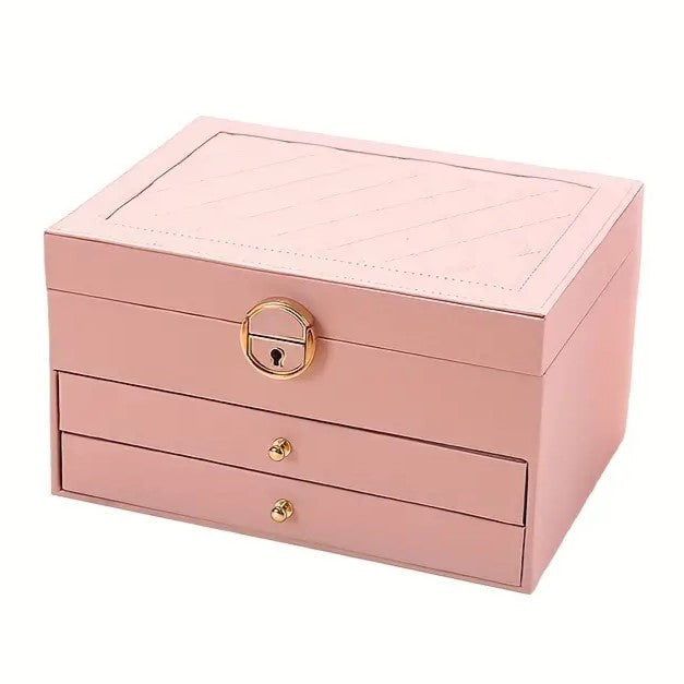 Liora Sieradendoos - Meerlaagse Leren Organizer, Elegant en Functioneel 2