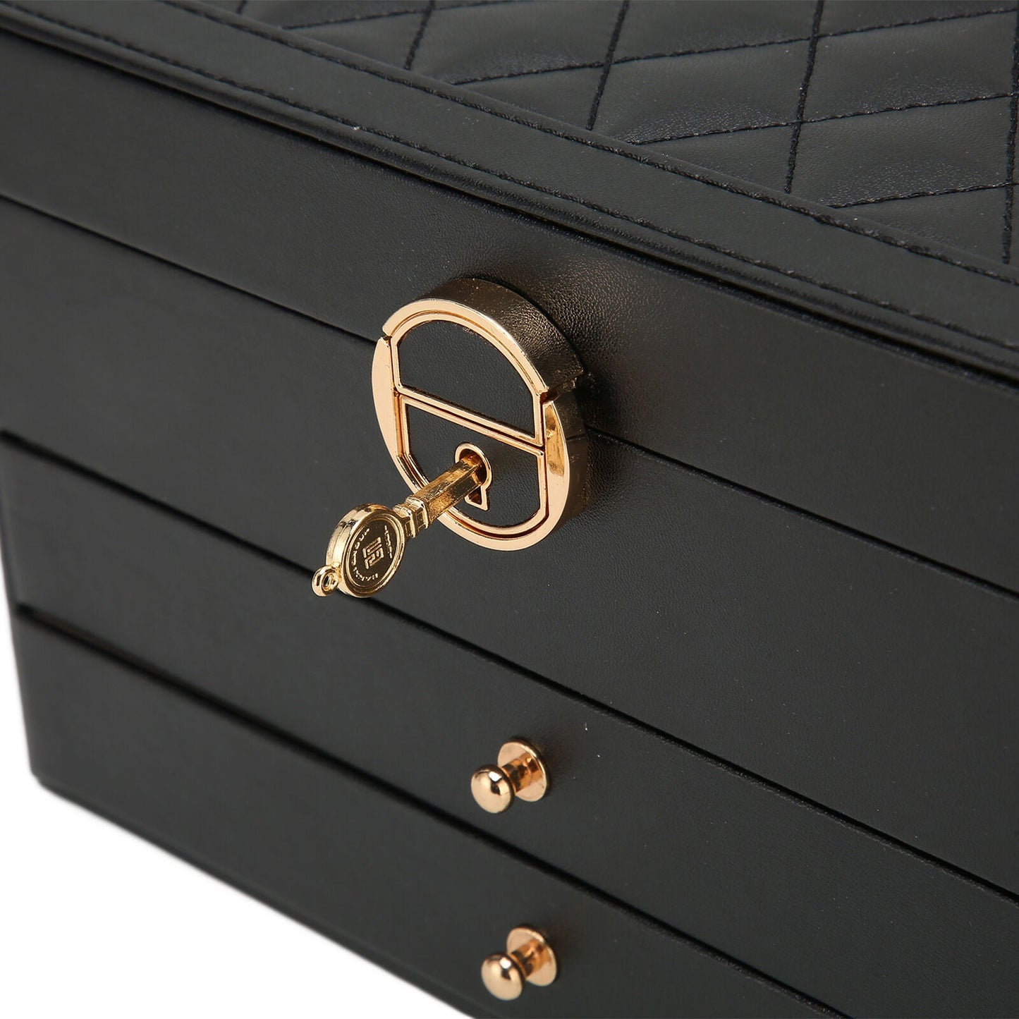 Liora Sieradendoos - Meerlaagse Leren Organizer, Elegant en Functioneel 5