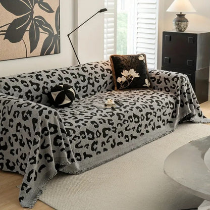 Liora Sofa Cover - Microfiber Mix, Leopard Print 1