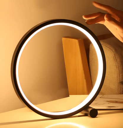 Liora Tafellamp Zwart - Modern Design, Traploos Dimbaar Nachtkast Lampje 3