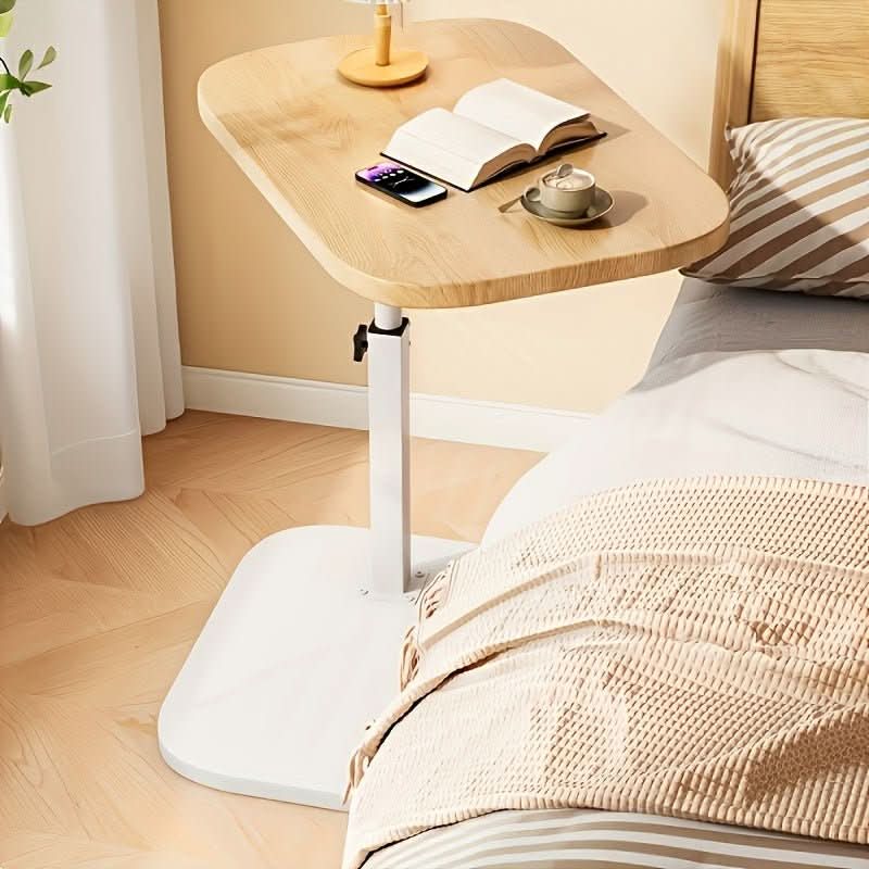 Livelift Bijzettafel - Houten Blad, Verstelbare Hoogte, Modern 2