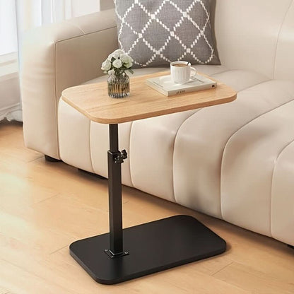 Livelift Bijzettafel - Houten Blad, Verstelbare Hoogte, Modern 7