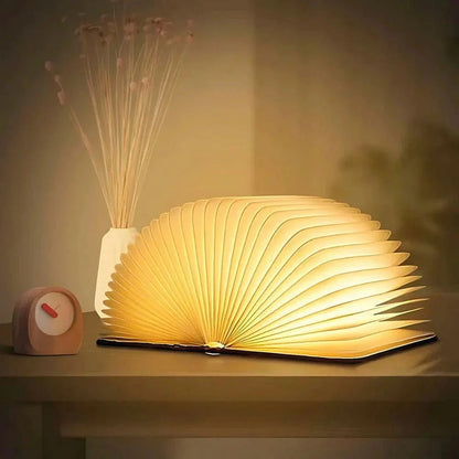 LumiBook Oplaadbare Tafellamp - Draadloos, 360° Opvouwbaar Ontwerp 1