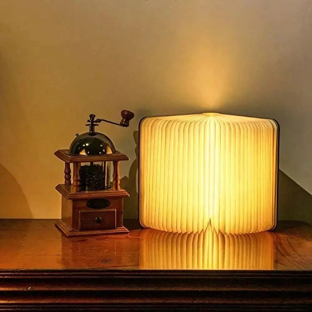 LumiBook Oplaadbare Tafellamp - Draadloos, 360° Opvouwbaar Ontwerp 2