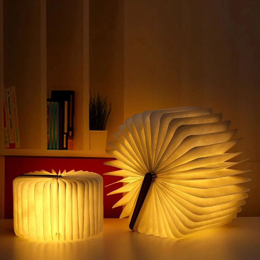 LumiBook Oplaadbare Tafellamp - Draadloos, 360° Opvouwbaar Ontwerp 3