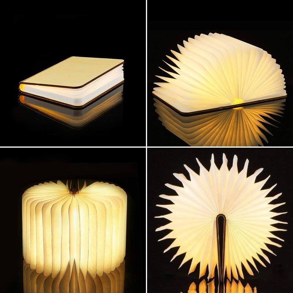 LumiBook Oplaadbare Tafellamp - Draadloos, 360° Opvouwbaar Ontwerp 5