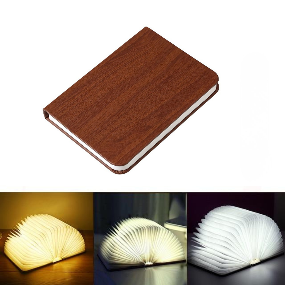 LumiBook Oplaadbare Tafellamp - Draadloos, 360° Opvouwbaar Ontwerp 8
