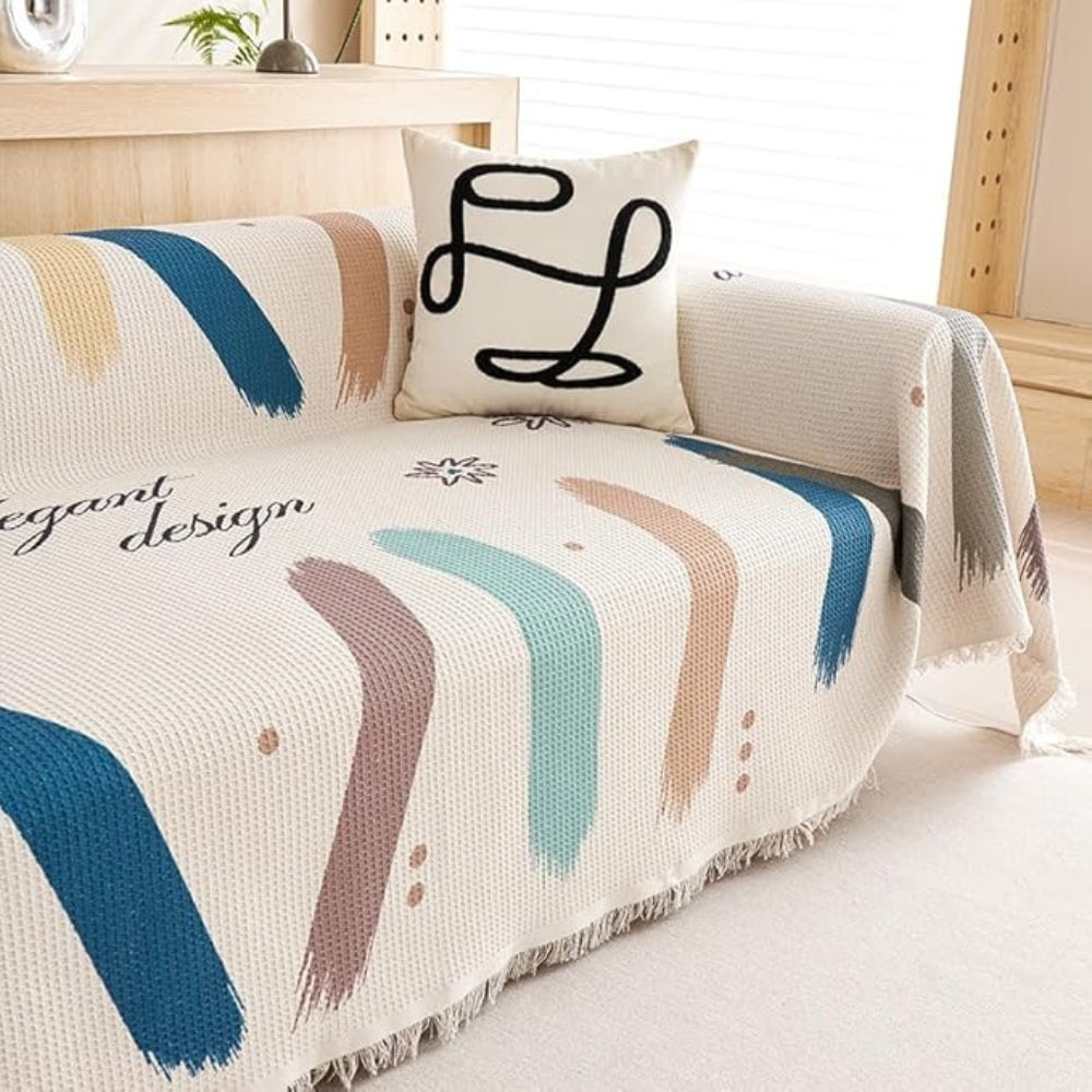 Lumiere Bankhoes - Katoen-Microvezel, Boho-Chic met Kwastjes 2
