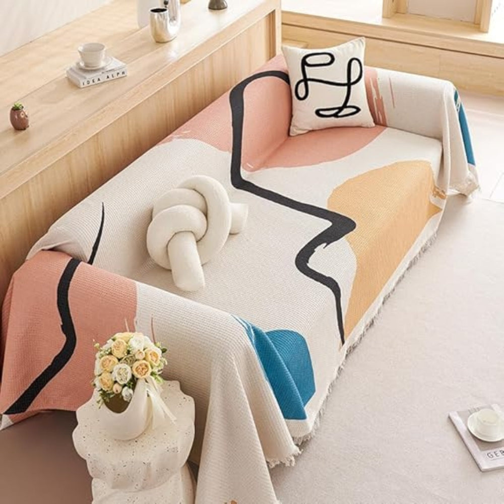 Lumiere Bankhoes - Katoen-Microvezel, Boho-Chic met Kwastjes 4