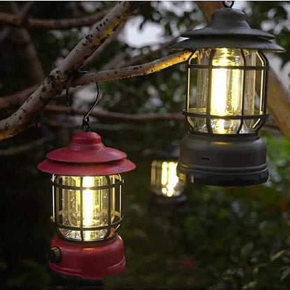 Lumos Campinglantaarn - Oplaadbaar LED, Vintage Stijl Dimbaar Licht 2