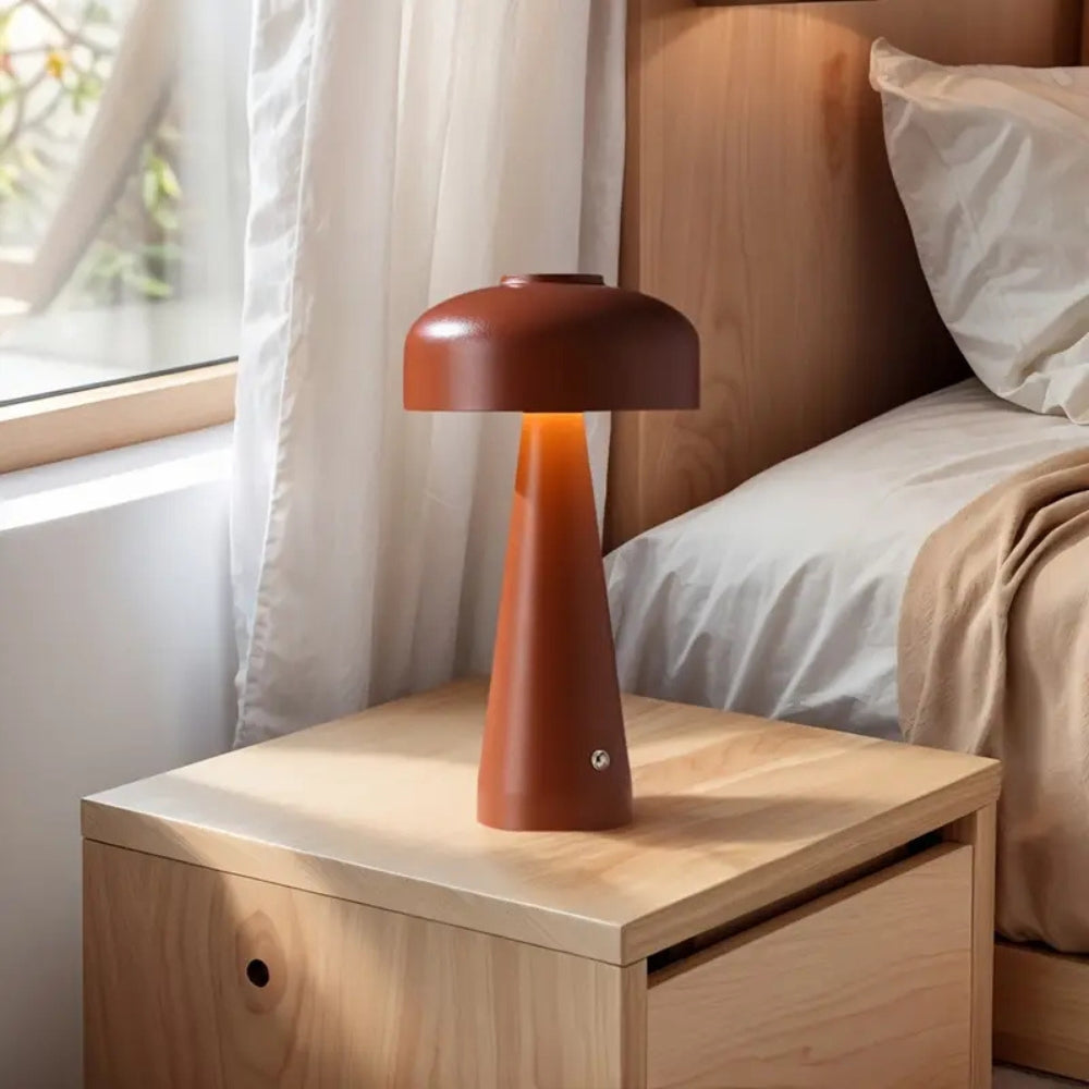 Luna Draadloze Tafellamp - Metalen Structuur, Contactloze Bediening 3