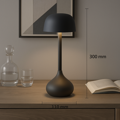 Luna Glow Bureaulamp - Aluminium, Dimbaar LED Licht 4
