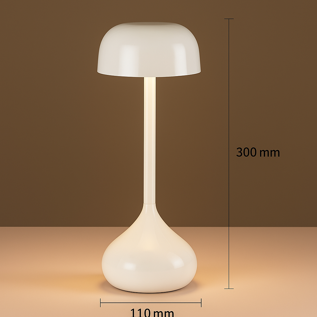 Luna Glow Bureaulamp - Aluminium, Dimbaar LED Licht 6
