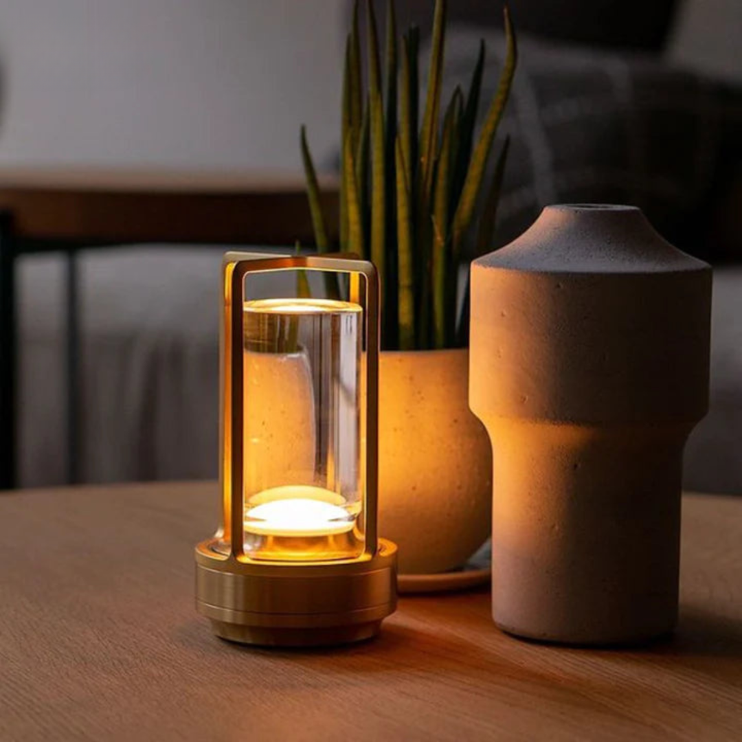 Luna Tafellamp - Draadloos Aluminium, Oplaadbaar en Waterdicht 0