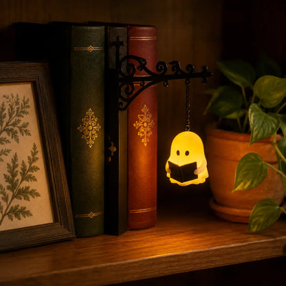 Lunaro Boekenplanklamp - Warm Amber LED, Matzwart Metaal 6